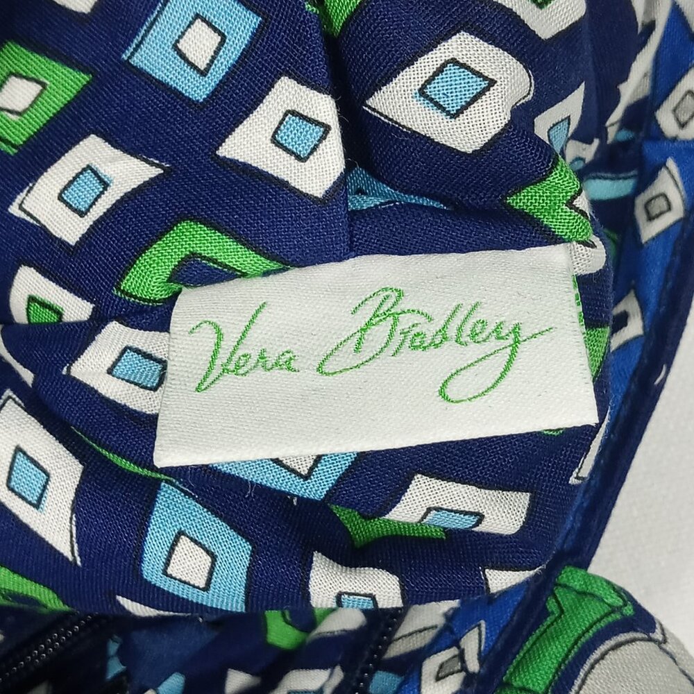 VERA BRADLEY Mediterranean Blue Medium Shoulderbag *NWT - Picture 9 of 14